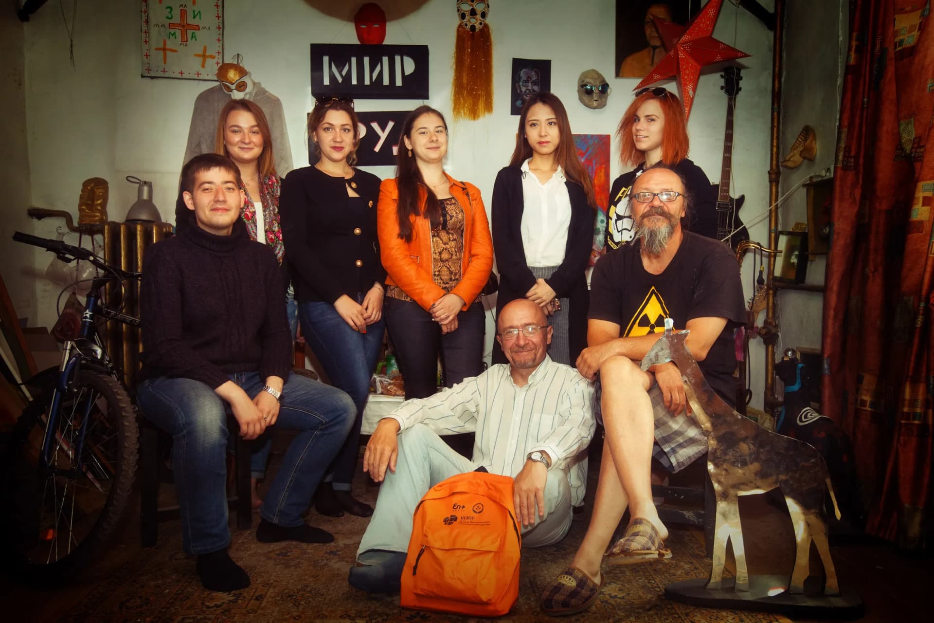 В мастерской художника Андрея Курченко